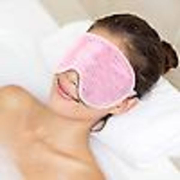 Kølende øjenmaske Genanvendelig gel øjenmaske til hævede øjne, isøjenmaske kold øjenmaske Fro pink