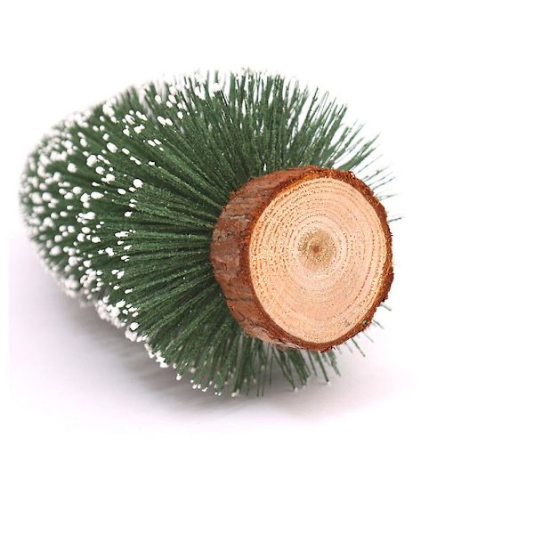 Mini julgran stick vit ceder skrivbord liten julgran