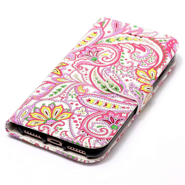 For Oppo A79 5g / A2 5g Etui Pu Læder+tpu Mønster Trykt Flip Stativ Telefonbeskytter Flower