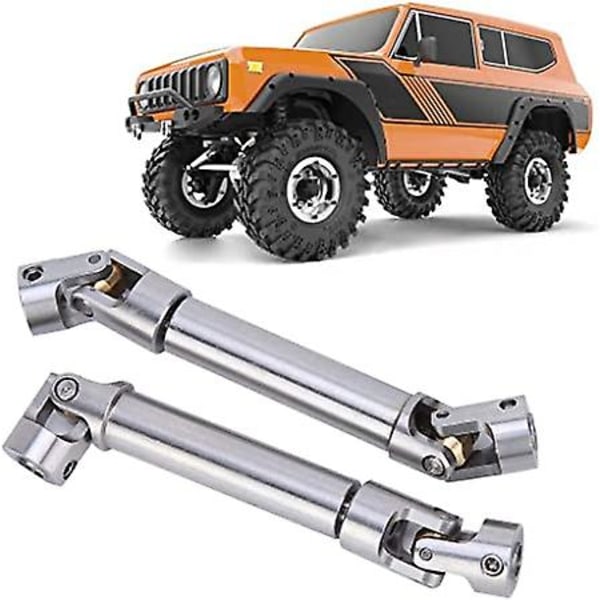 Vetoakseli, 2 kpl 95-115mm Ruostumattomasta Teräksestä Valmistettu Vetoakseli 1/10 Axial Rc Rail Car -Kauko-ohjattaville Rata-autoille