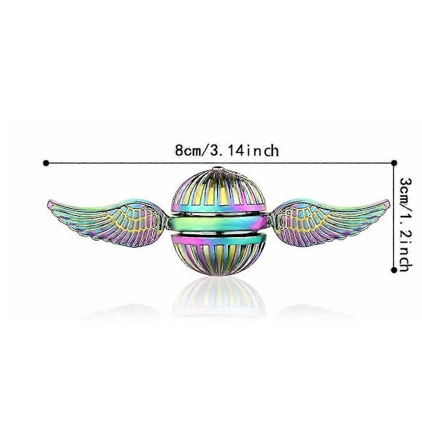 Harry Potter Fidget Spinner - Taikavoima Orb - Ahdistuksen Lievitys Aistipeli Sormen Pyörittämiseen Stressiä Lievittämään Lahja Lapsille ja Aikuisten Metalli Levoton Työpöydän Koriste Colorful