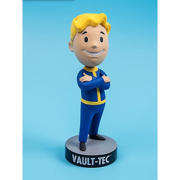 Fallout 4 Vault Boy Bobble Head PVC Actionfigur Samleobjekt Modellleketøy