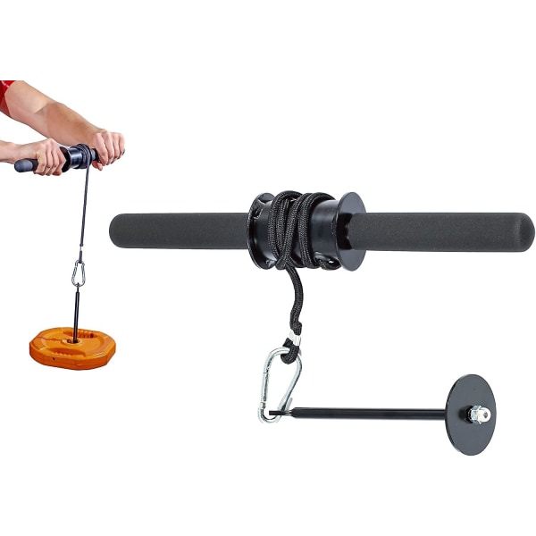 Forearm Trainer, Wrist Roller For Forearms, Forearm Trainer, Accessory For Grip Training, Forearm Strength Tool