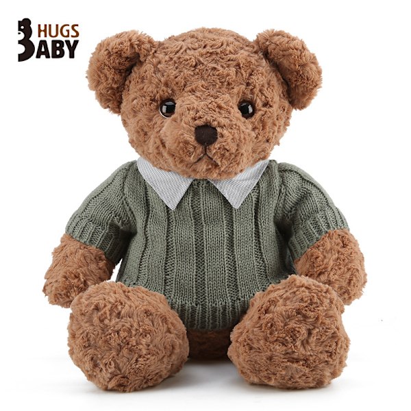 Teddybjørn Plys Legetøj Skjortekrave Dukke Teddybjørn Dukke Dukke Fødselsdagsgave Dukke Chocolate color