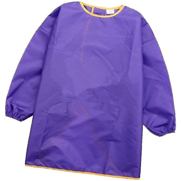 Barnmålarsmock, barnförkläde, blått, S Purple S