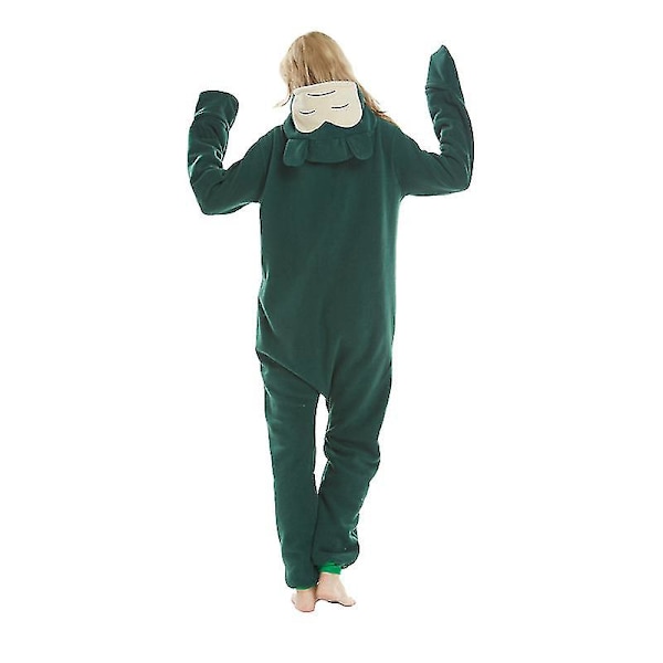 Ny Animal Voksen Kigurumi Snorlax Onesie Pyjamas Tegneserie Kostume Halloween Party Jumpsuits Dragt Blue XL