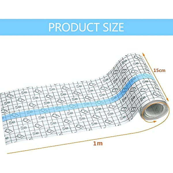 Tatovering Efterbehandling Vandtæt Bandage 15cm X 1m Transparent Film Dressing Anden Hud Helende Beskyttende Klæbende Bandager Til Tatovering Efterbehandling Reco
