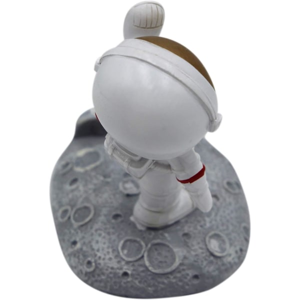 Creative Astronaut Phone Holder Spaceman Cell Phone Holder Cute Smartphone Stand for Desk Home Office Silver-Style 1