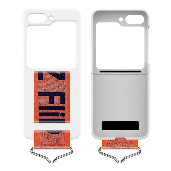 Z Flip 5 -kotelo hihnalla Galaxy Z Flip 5 -puhelinkotelo Silikoninen suojakuori Kestävä iskunkestävä Samsung Flip 5 5g -kotelo blue