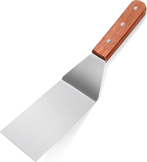 Grillspatel/vender med træhåndtag, 31,75 cm