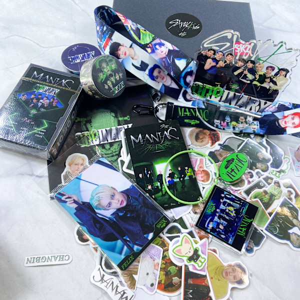 Stray Kids New Maxident Box Set Kpop Merchandise Fotos Nøglering Snorebånd Til Skz Fans C