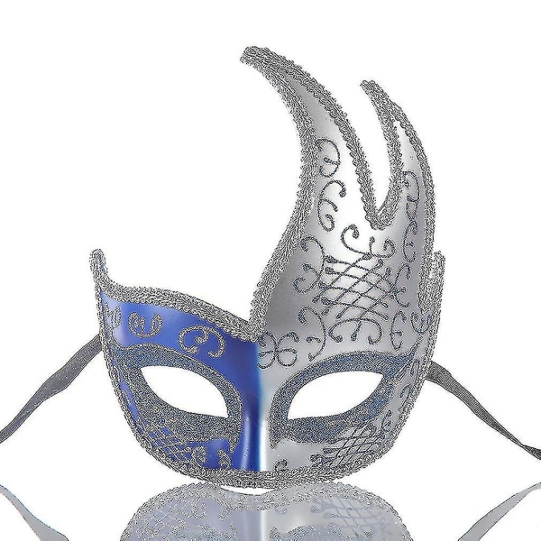 Halloween Half Face Women's Masquerade Plastic Carnival Mask Cosplay Props