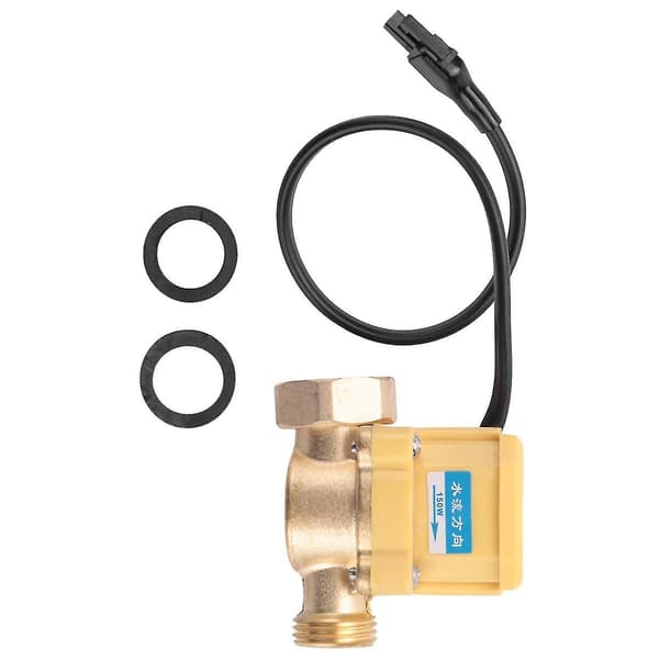 Han 3/4 Tommer Til 1/2 Tommer Gevindforbindelse Cirkulationspumpe Automatisk Vandstrømssensor Switch 150w