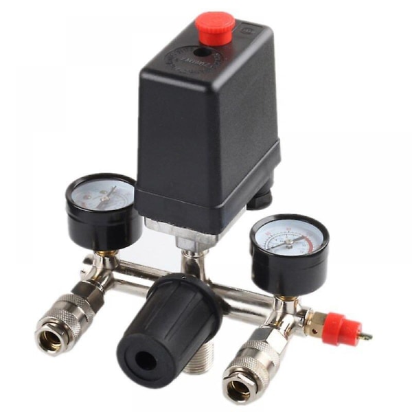 Pressure Regulator With Pressure Switch For Compressor Pressure Switch With 2 Displays