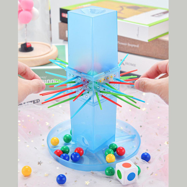 Interaktivt Trick Stick-spel för barn - Håll balansen, utmaning för partner, leksaker för barn