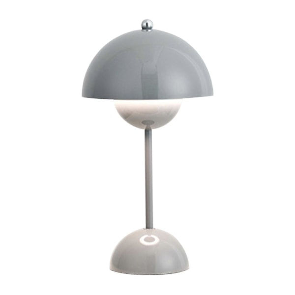 Bordslampa Dansk Blomma Knopp Bordslampa (uppladdningsbar) Gray
