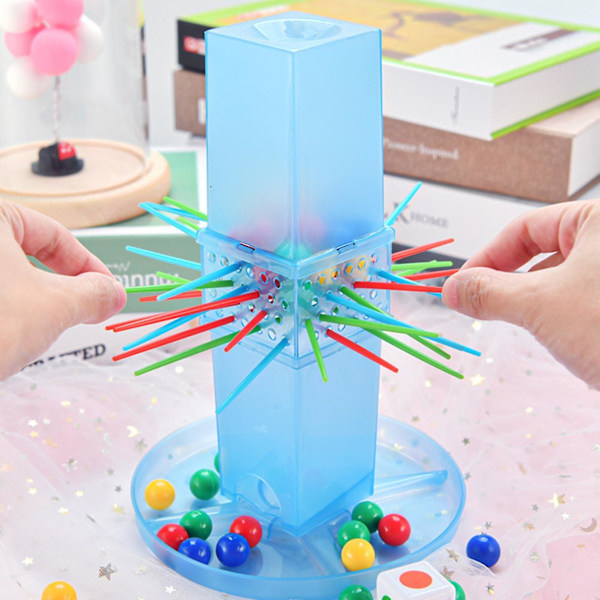 Interaktivt Trick Stick-spel för barn - Håll balansen, utmaning för partner, leksaker för barn