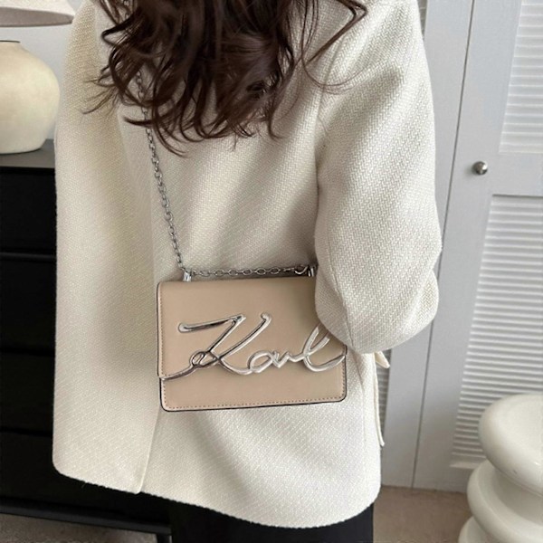 Flap Crossbody Axelväska PU Läder Crossbody Väska Handväska Telefonplånbok Axelväska för Kvinnor Arbete Dejting Svart Khaki