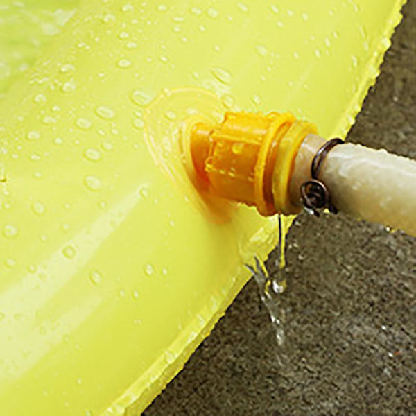 Mimigo Splash Pad, Sprinkler til Børn & Baby og Hunde Pool Udendørs Legetøj Vand Legetøj 3-i-1 Vand Legetøj Gaver til 1 2 3 4 5 År Gamle Drenge Piger Toddler S YELLOW