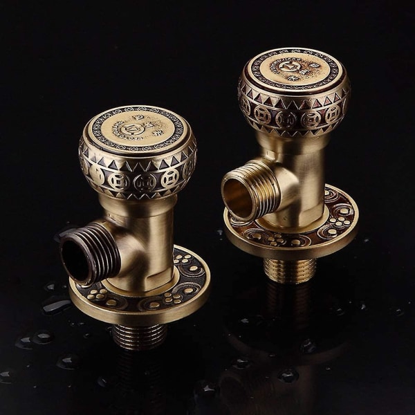 Angle Valvevalve Bathroom Accessories Antique Brass Water Stop Valve Angle Valve Angle Valve 1/2 Male Angle Valve