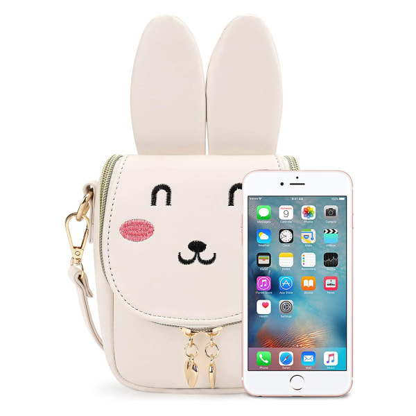 Children's handbag with rabbit motif, for small children, shoulder bags--