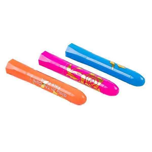6 stk. Glow-in-the-Dark Ansigtsmaling UV Neon Ansigtsmaling Crayon Blyanter