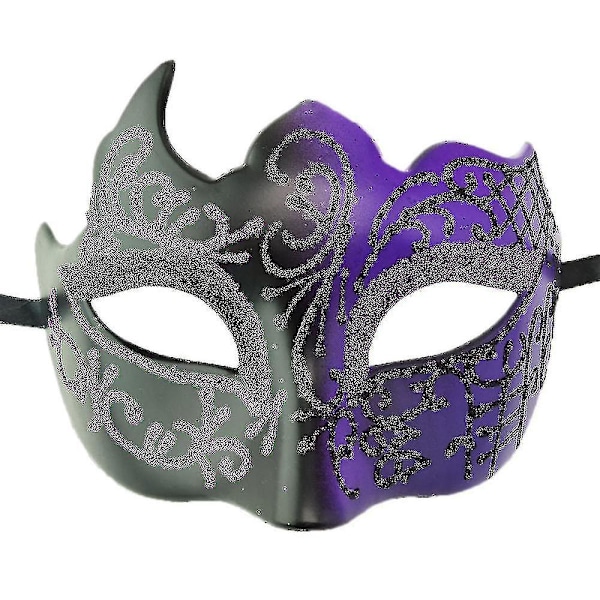 Karneval/påske-dag Cosplay Maske Romersk Maske Menn Horror Maskerade Maske Halloween Rekvisitter black