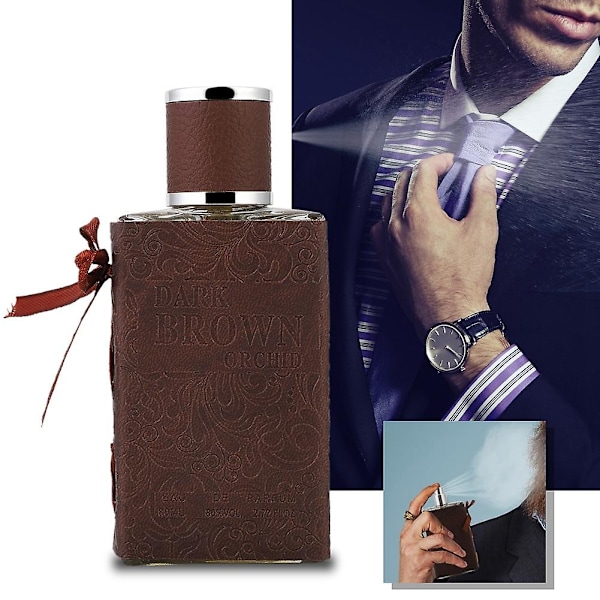 YT1760 Brun - Långvarig fransk cologne för män, 80 ml, idealisk födelsedagspresent