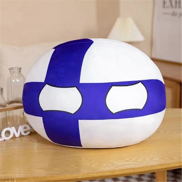 Maa Pallo Plushie 12in Puola Pallo Lahja Pehmo Riippuva Nukke Lelut Koti Dekor Jugoslavia Portugali Argentiina Rooma Ranska Maa Pallot Ruotsi Uusi Finland