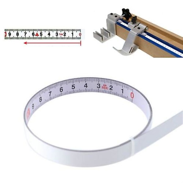 3m Sticky Scale Steel Ruler With Glue Scale Tape Measure Self-adhesive Ruler-reverse