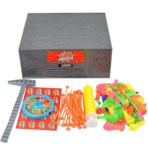 Bang Blast Box Ballongsexplosion Tricky Toys Familjespel Rolig Spillemansupplevelse