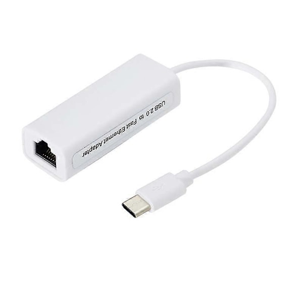 USB-C til RJ45 Lan Netværkskort Adapter