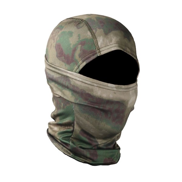 Unisex Camo Print Outdoor Cycling Balaclava Neck Gaiter Cap Full Face Cover