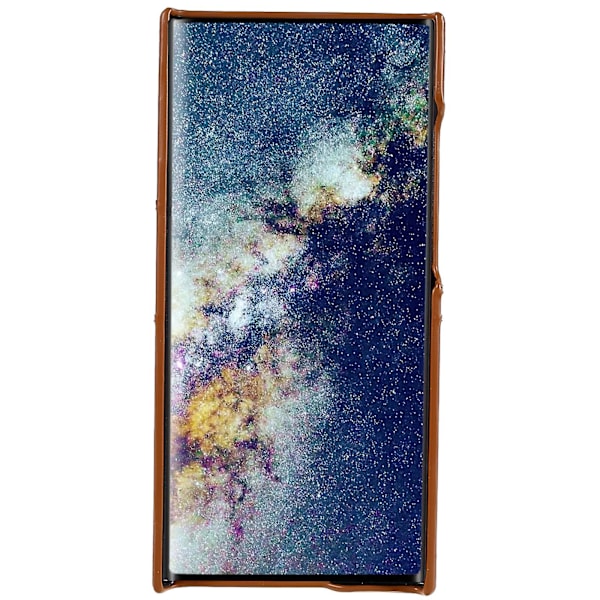 Til Samsung Galaxy S24 Ultra Etui 2 Kortpladser PU+PC Telefon Cover Coffee