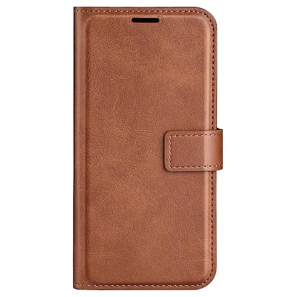 For Honor X50 5G/ X9b 5G/ Magic6 Lite 5G Etui Magnetisk Lukning Stativ Telefon Cover Light Brown