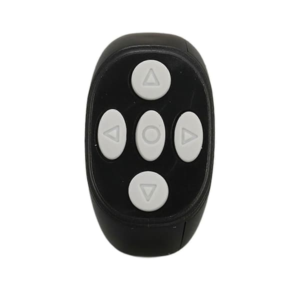 Smart Ring Controller Bluetooth 5.3 Trådlös Fjärrkontroll Sida Vändare För Tik Tok E-bok Black