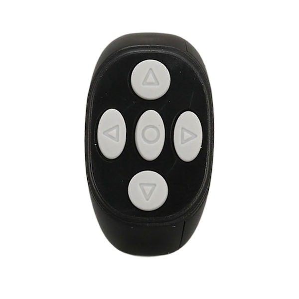 Smart Ring Controller Bluetooth 5.3 Trådløs Fjernbetjening Sideskifter Til Tik Tok Elektronisk Bog Black