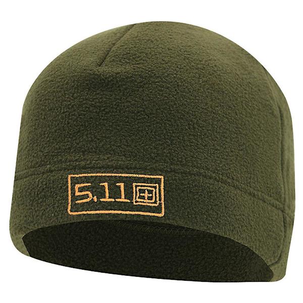 Vinterhalstørklæde Hat til mænd Vindtæt Varmende Halstørklæder Huer til skøjteløb Ridning Double Layer Army Green