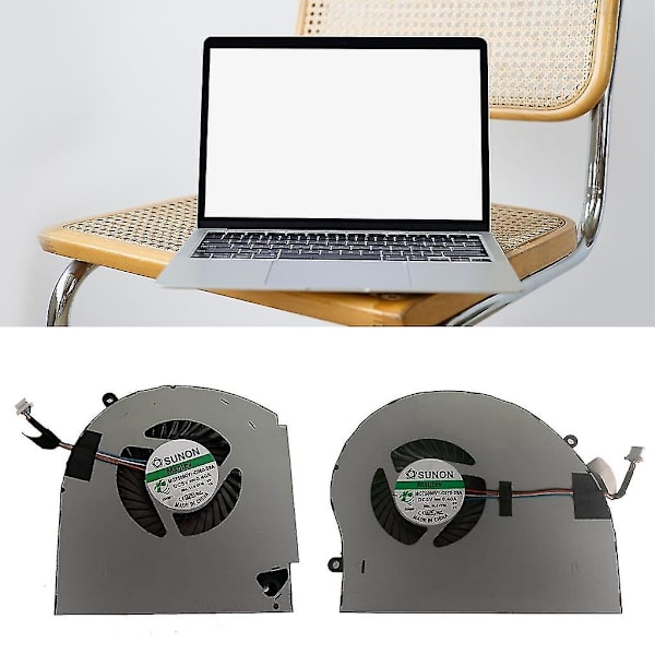 CPU GPU Køleblæser Laptop Køler til Dell Alienware 17 R4 R5 5v 0.4a Radiator CPU