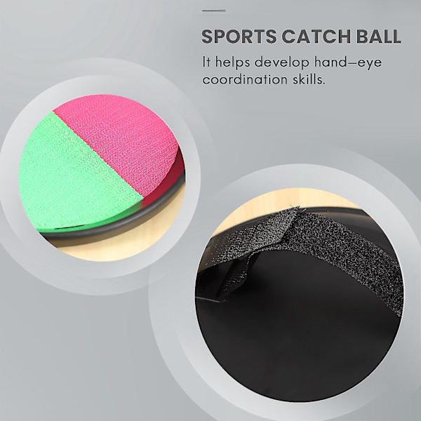 Kasta och fånga spel set paddel fånga boll spel utomhus sport fånga boll spel set spel