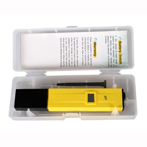 Digital PH-mätare Tester Hydroponics Bärbar Penna Akvarium Pool Test Kit 5ml