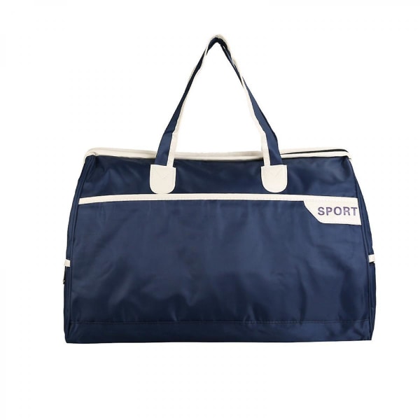 Matkalaukku Suurikapasiteettinen matkalaukku, jossa on urheilullinen käsilaukku Viikonloppuyölaukku soveltuu matkalle Sports Fitness Blue
