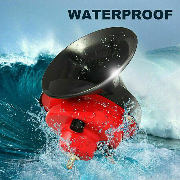 12v Super Loud Waterproof Multifunctional Car Horn, Suitable For Motorcycle, Truck, Train, Boat, Car