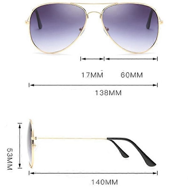 Klassiska Retro Pilot Ocean Goggles Solglasögon För Kvinnor Män Unisex Metall Röda Solglasögon Sommar Körning 3025 Glasögon Shades 2022 C20