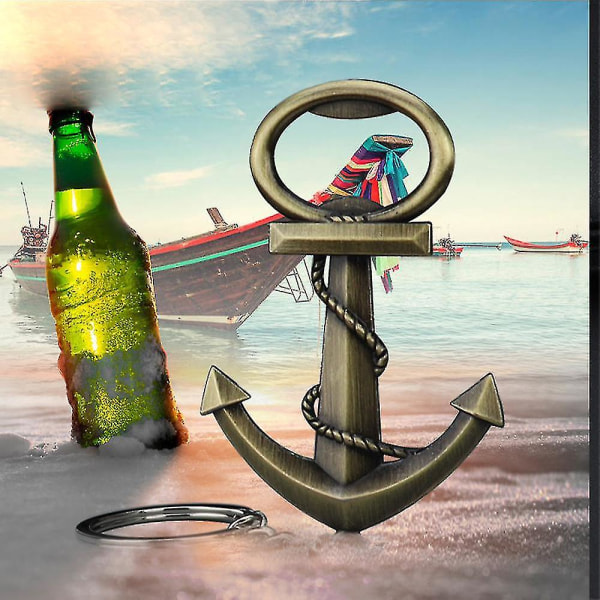 Boat Anchor Bottle Opener, Novelty Classic Anchor Beer Bottle