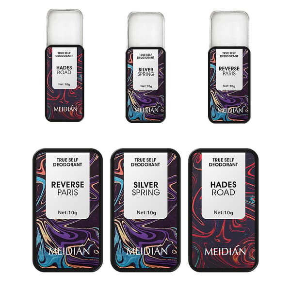 Voks Parfume Creme Sæt Bærbar La Waxy Balm Til Mænd Og Kvinder SILVER SPRING