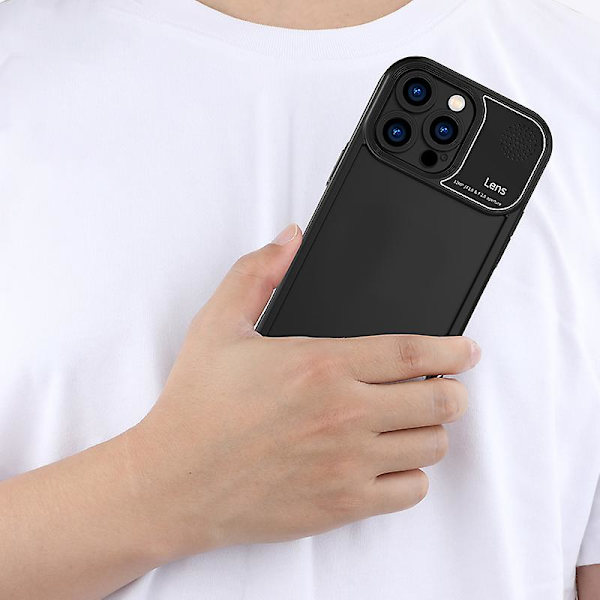 Mjukt silikonfodral för iPhone 14 Pro med aromaterapi-tablett Grey