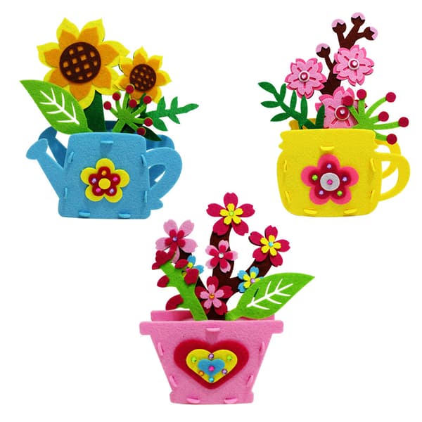 DIY ikke-vevd blomsterbukettmaterialepose, Morsdagsklipping, håndlaget for barn 2# rose