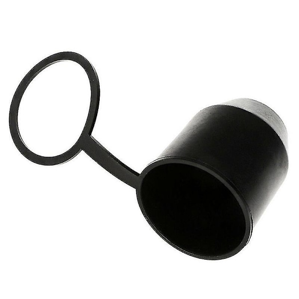 1x Svart PVC Dragkula Dragkulaskydd Skydd för Dragkrok Släpvagn