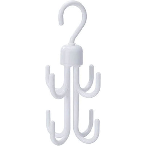 Handbag Hanger, Belt Hanger, 360 Rotatable Hook Hanger With 8 Clips For Handbags Hats Scarf Tie